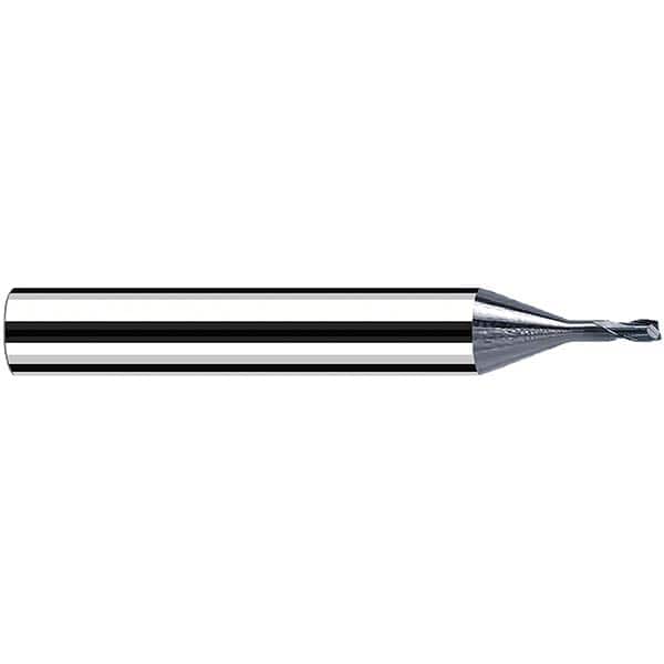 Fraisa - 2mm, 6mm LOC, 57mm OAL, 2 Flute Solid Carbide Square End Mill - USA Tool & Supply