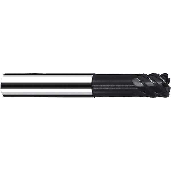 Fraisa - 3/8" Diam 6 Flute Solid Carbide 0.02" Corner Radius End Mill - USA Tool & Supply