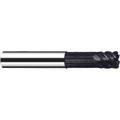 Fraisa - 3/8" Diam 6 Flute Solid Carbide 0.02" Corner Radius End Mill - USA Tool & Supply