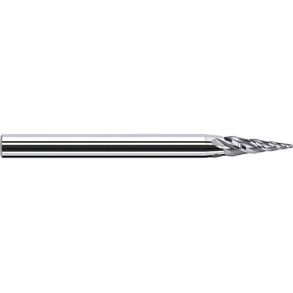 Fraisa - 17.5mm LOC 4 Flute Solid Carbide Circle Segment Taper Form End Mill - USA Tool & Supply