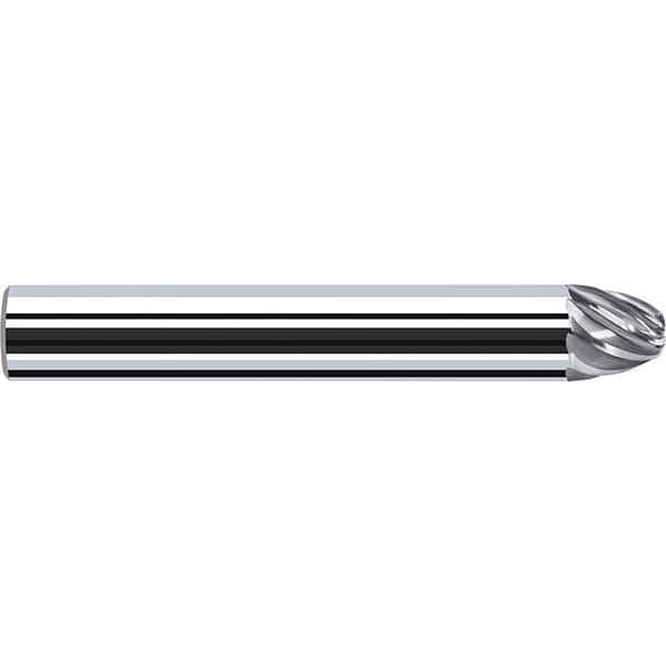 Fraisa - 8 Flute Solid Carbide Circle Segment Taper Form End Mill - USA Tool & Supply