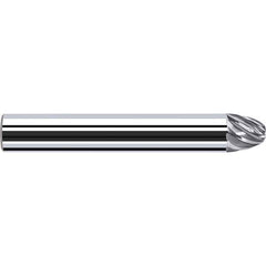 Fraisa - 8 Flute Solid Carbide Circle Segment Taper Form End Mill - USA Tool & Supply