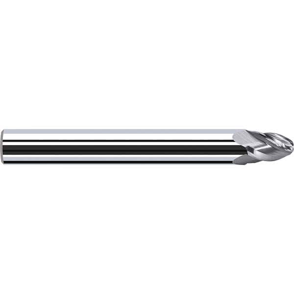 Fraisa - 4 Flute Solid Carbide Circle Segment Taper Form End Mill - USA Tool & Supply