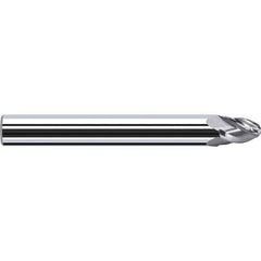 Fraisa - 4 Flute Solid Carbide Circle Segment Taper Form End Mill - USA Tool & Supply