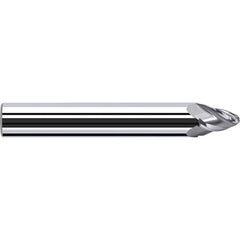 Fraisa - 4 Flute Solid Carbide Circle Segment Taper Form End Mill - USA Tool & Supply