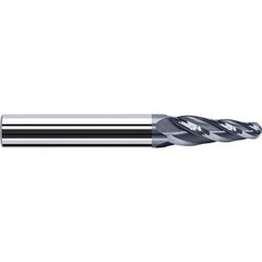 Fraisa - 4 Flute Solid Carbide Circle Segment Taper Form End Mill - USA Tool & Supply