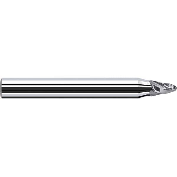 Fraisa - 17.5mm LOC 4 Flute Solid Carbide Circle Segment Taper Form End Mill - USA Tool & Supply
