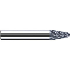 Fraisa - 8 Flute Solid Carbide Circle Segment Taper Form End Mill - USA Tool & Supply
