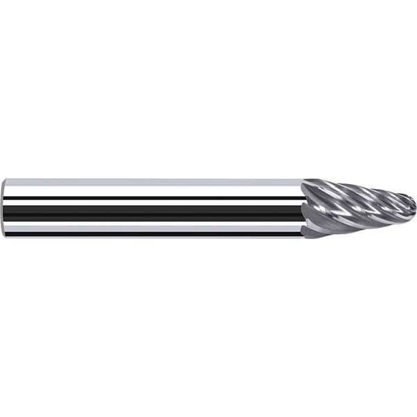 Fraisa - 4 Flute Solid Carbide Circle Segment Taper Form End Mill - USA Tool & Supply