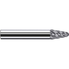 Fraisa - 4 Flute Solid Carbide Circle Segment Taper Form End Mill - USA Tool & Supply