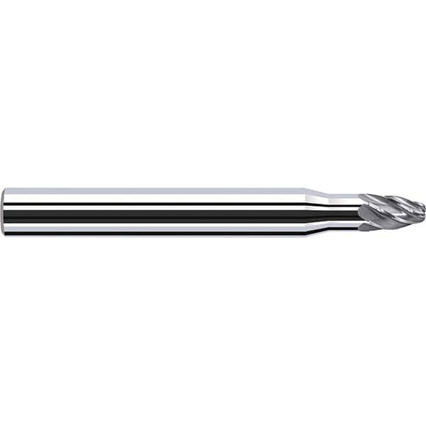 Fraisa - 20mm LOC 6 Flute Solid Carbide Circle Segment Taper Form End Mill - USA Tool & Supply