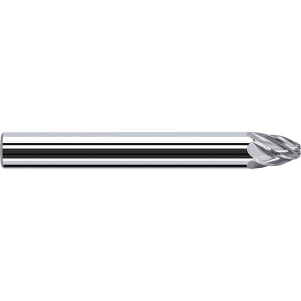 Fraisa - 6 Flute Solid Carbide Circle Segment Taper Form End Mill - USA Tool & Supply