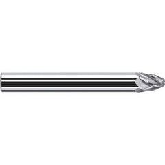 Fraisa - 6 Flute Solid Carbide Circle Segment Taper Form End Mill - USA Tool & Supply