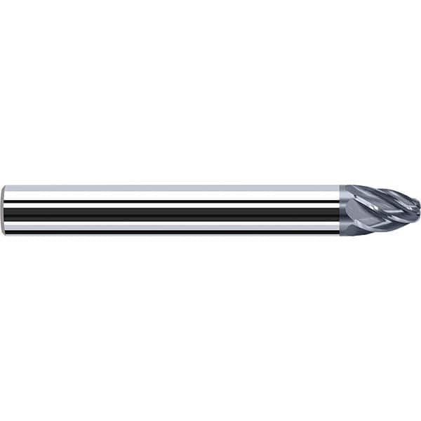 Fraisa - 6 Flute Solid Carbide Circle Segment Taper Form End Mill - USA Tool & Supply