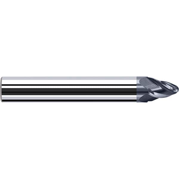 Fraisa - 4 Flute Solid Carbide Circle Segment Taper Form End Mill - USA Tool & Supply