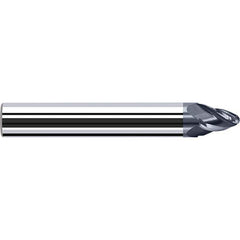 Fraisa - 4 Flute Solid Carbide Circle Segment Taper Form End Mill - USA Tool & Supply