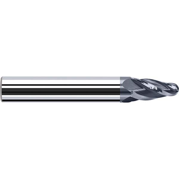 Fraisa - 4 Flute Solid Carbide Circle Segment Taper Form End Mill - USA Tool & Supply