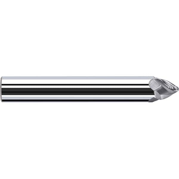 Fraisa - 4 Flute Solid Carbide Circle Segment Taper Form End Mill - USA Tool & Supply