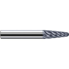 Fraisa - 8 Flute Solid Carbide Circle Segment Taper Form End Mill - USA Tool & Supply