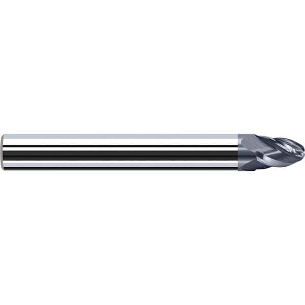 Fraisa - 4 Flute Solid Carbide Circle Segment Taper Form End Mill - USA Tool & Supply