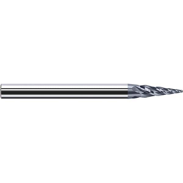Fraisa - 17.5mm LOC 4 Flute Solid Carbide Circle Segment Taper Form End Mill - USA Tool & Supply