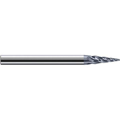 Fraisa - 17.5mm LOC 4 Flute Solid Carbide Circle Segment Taper Form End Mill - USA Tool & Supply