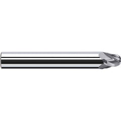 Fraisa - 4 Flute Solid Carbide Circle Segment Taper Form End Mill - USA Tool & Supply