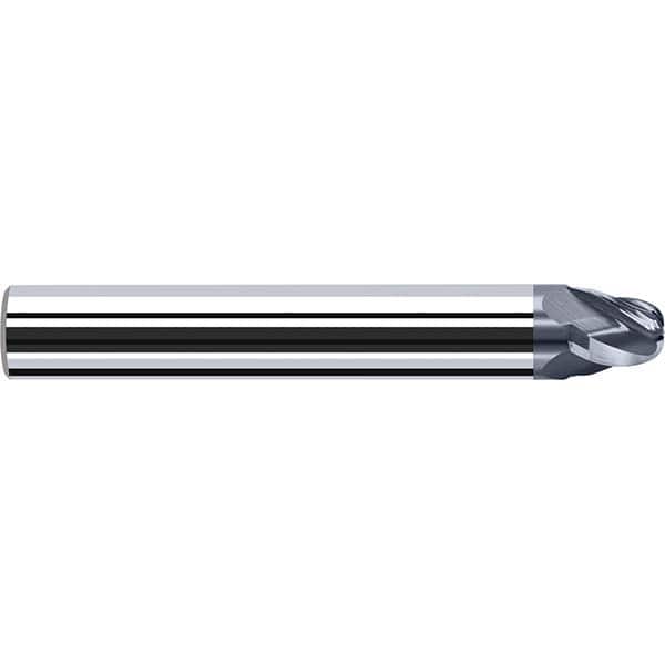 Fraisa - 4 Flute Solid Carbide Circle Segment Taper Form End Mill - USA Tool & Supply