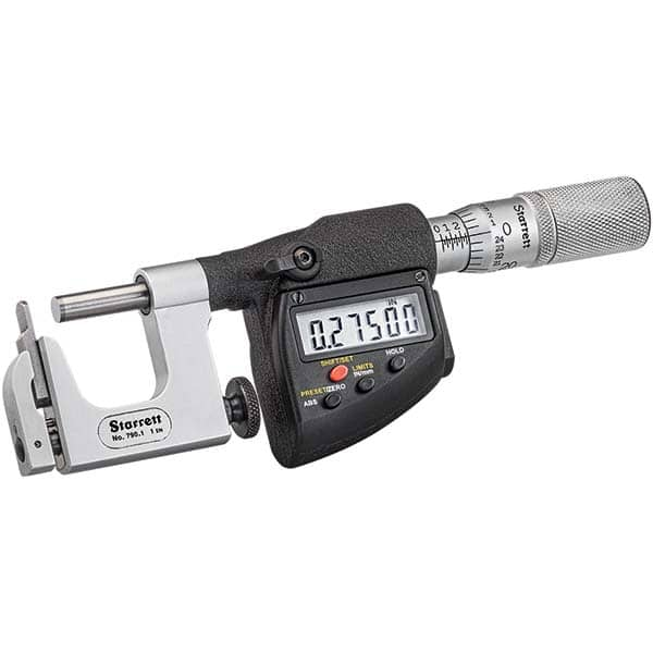 Starrett - Multi-Anvil Micrometers Operation Type: Electronic Anvil Type: Post - USA Tool & Supply