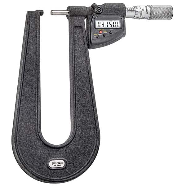 Starrett - Electronic Outside Micrometers Type: Standard Minimum Measurement (Decimal Inch): 0 - USA Tool & Supply