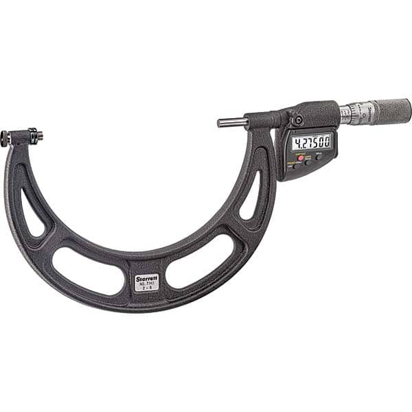Starrett - Electronic Outside Micrometers Type: Interchangeable Anvil Type Minimum Measurement (Decimal Inch): 12 - USA Tool & Supply