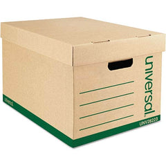 UNIVERSAL - Compartment Storage Boxes & Bins Type: Storage Box Color: Kraft/Green - USA Tool & Supply