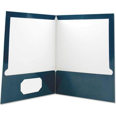 UNIVERSAL - File Folders, Expansion Folders & Hanging Files Folder/File Type: Pocket Folders Color: Navy - USA Tool & Supply