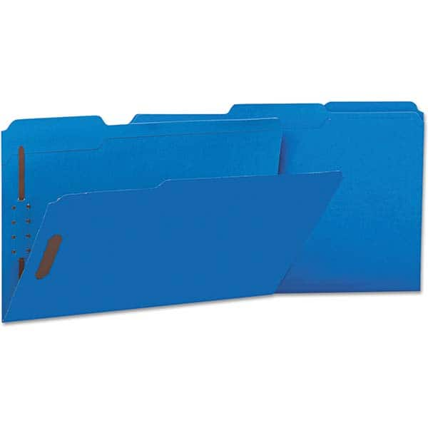 UNIVERSAL - File Folders, Expansion Folders & Hanging Files Folder/File Type: File Folders with Top Tab Color: Blue - USA Tool & Supply