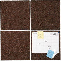 UNIVERSAL - Cork Bulletin Boards Style: Bulletin Color: Dark Brown - USA Tool & Supply