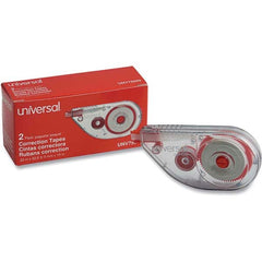 UNIVERSAL - Correction Fluid & Tape Type: Correction Tape Non-Refillable Tape Size: 1/5 x 393" - USA Tool & Supply