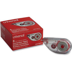 UNIVERSAL - Correction Fluid & Tape Type: Correction Tape Non-Refillable Tape Size: 1/5 x 393" - USA Tool & Supply