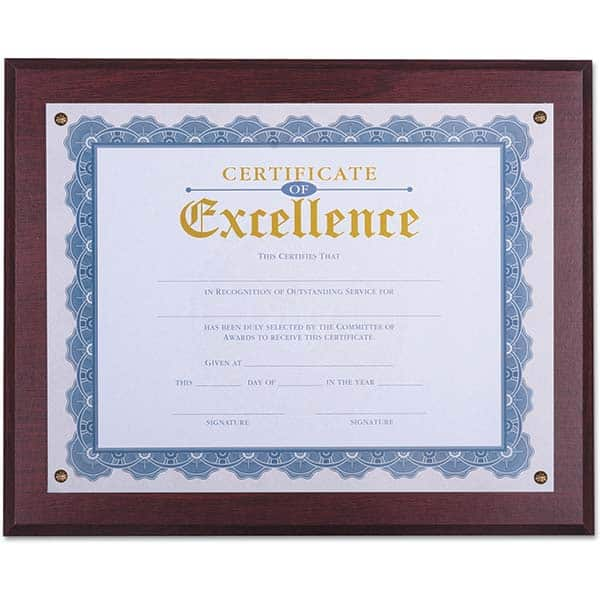 UNIVERSAL - Document Protectors Type: Award Plaque Width (Inch): 13.33 - USA Tool & Supply