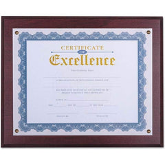 UNIVERSAL - Document Protectors Type: Award Plaque Width (Inch): 13.33 - USA Tool & Supply