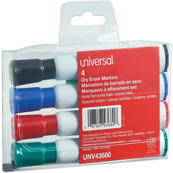 UNIVERSAL - Dry Erase Markers & Accessories Display/Marking Boards Accessory Type: Dry Erase Markers For Use With: Dry Erase Marker Board - USA Tool & Supply