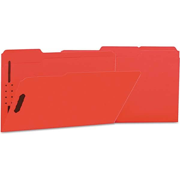 UNIVERSAL - File Folders, Expansion Folders & Hanging Files Folder/File Type: File Folders with Top Tab Color: Red - USA Tool & Supply