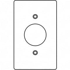 Hubbell Killark - Wall Plates Wall Plate Type: Outlet Wall Plates Color: Gray - USA Tool & Supply