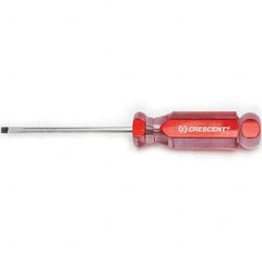 Crescent - Slotted Screwdrivers Tool Type: Screwdriver Overall Length Range: 7" - 9.9" - USA Tool & Supply