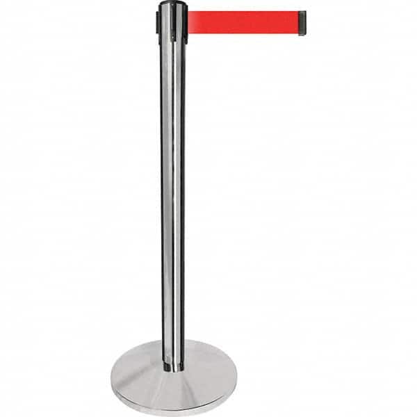 Tensator - Barrier Posts Type: Tensabarrier Post Post Color/Finish: Polished Chrome - USA Tool & Supply