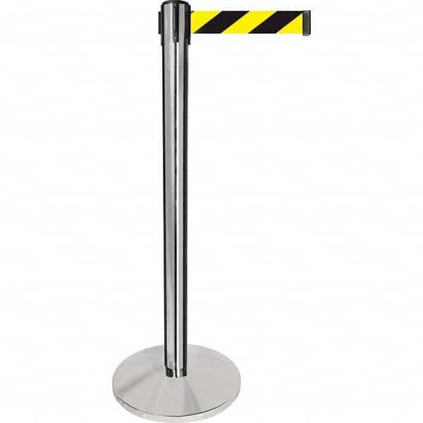 Tensator - Barrier Posts Type: Tensabarrier Post Post Color/Finish: Polished Chrome - USA Tool & Supply