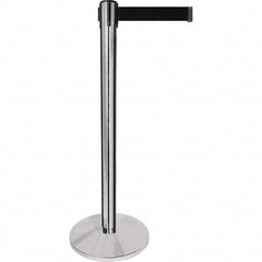 Tensator - Barrier Posts Type: Tensabarrier Post Post Color/Finish: Polished Chrome - USA Tool & Supply