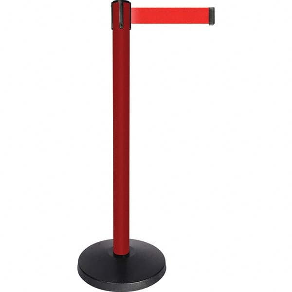 Tensator - Barrier Posts Type: Tensabarrier Post Post Color/Finish: Red - USA Tool & Supply