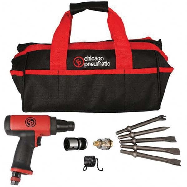 Chicago Pneumatic - 3,500 BPM, 2.64" Long Stroke, Air Chipping Hammer - USA Tool & Supply