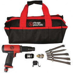 Chicago Pneumatic - 2,500 BPM, 3-1/2" Long Stroke, Air Chipping Hammer - USA Tool & Supply