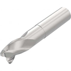 Niagara Cutter - 1/2" Diam 3 Flute Solid Carbide 0.03" Corner Radius End Mill - USA Tool & Supply